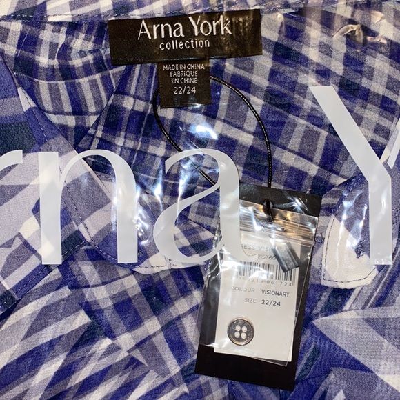 NWT ARNA YORK Visionary Dress - azure - Picture 10 of 11